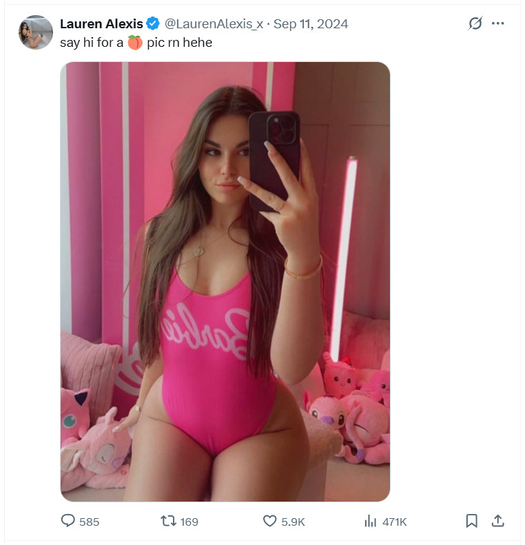 Lauren Alexis - OnlyFans Model and Creator