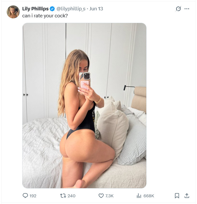 OnlyFans Model Lily Phillips